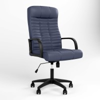 Крісло керівника Новий Стиль ATLANT BX TILT PL64 ECO-22 (Синій) (NWS-125073)