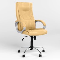 Кресло офисное поворотное Новый Стиль ELLY TILT CHR68 ECO-01 (Бежевый) (NWS-126664)