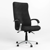 Кресло офисное поворотное Новый Стиль ORION STEEL CHROME (ANYFIX) Micro-A (Черный) (NWS-126614)