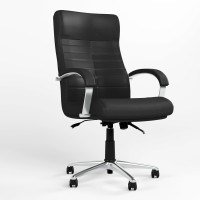 Крісло офісне поворотне Новий Стиль ORION STEEL LB CHROME (ANYFIX) ECO-30 (Чорний) (NWS-126634)
