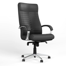 Крісло офісне поворотне Новий Стиль ORION STEEL CHROME ECO-30 (Чорний) (NWS-126584)