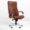 Крісло поворотне ORION STEEL CHROME (COMFORT) ECO-21 (Темно-коричневий) (NWS-126574)