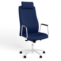 Крісло офісне поворотне Новий СтильSOLO HR STEEL ST AL70 P CN-210 (Темно-синій) (NWS-126954)