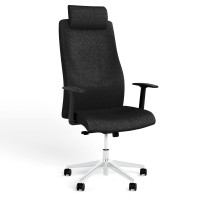 Кресло офисное поворотное Новый Стиль SOLO R HR STEEL ST AL70 CSE-14 (Черный) (NWS-126944)