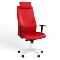 Крісло офісне поворотне Новий СтильSOLO UP R HR STEEL WA ST AL70 ECO-90 (Червоний) (NWS-127054)