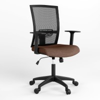 Крісло офісне поворотне Новий Стиль STILO R SL PL64 P OH-5 ZT-18 (Коричневий) (NWS-126894)