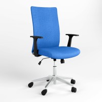 Крісло офісне поворотне Новий Стиль AIR R NET LUM CHROME SL AL70 ZT-05 (Світло-синій) (NWS-125136)