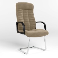 Конференційне крісло Новий Стиль BOSS KD CF CHROME SORO-23 (Світло-бежевий) (NWS-125426)