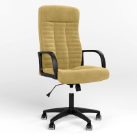 Крісло керівника поворотне Новий Стиль DIRECTOR ANYFIX PL62 SORO-40 (Желто-горчичный) (NWS-125926)