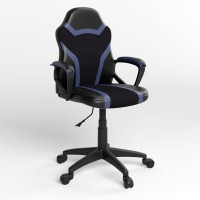Дитяче поворотне Новий Стиль крісло FIXY GTP PL51 P ECO-30/ECO-22 (Чорний/Синій) (NWS-123786)