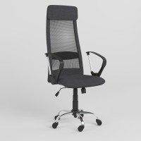 Крісло офісне поворотне Новий Стиль FRANK GTP TILT CHR68 P OH-14/C-38 (Сірий/Антрацит) (NWS-123676)