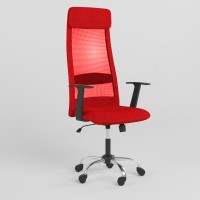Крісло офісне поворотне Новий Стиль FRANK GTR ANYFIX (WS-122) CHR68 P OH-6 C-16 (Червоний) (NWS-123736)