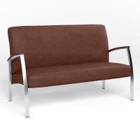 Диван офісний Новий Стиль INCANTO DUO ECO-21 (Темно-коричневий) (NWS-122777)