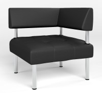 Крісло офісне кутове Новий Стиль OFFICE ECO-30 (Чорний) (NWS-122807)