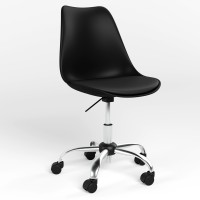 Крісло офісне поворотне Новий Стиль ASTI GTS (J) CHR61 (BOX-1) K02 ECO-30 (Чорний) (NWS-131956)