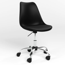 Крісло офісне поворотне Новий Стиль ASTI GTS (J) CHR61 (BOX-1) K02 ECO-30 (Чорний) (NWS-131956)