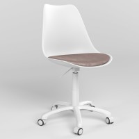 Кресло офисное поворотное Новый Стиль ASTI GTS (J) PW62 (BOX-1) K01 PUMA-09 (Бледно-розовый) (NWS-132026)