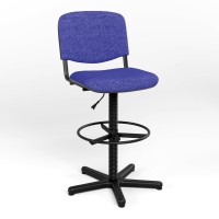 Крісло офісне поворотне Новий Стиль ISO GTS RING BASE STOPKI PM64 C-6 (Синій) (NWS-132066)