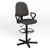Кресло офисное поворотное Новый Стиль REGAL GTP NEW RING BASE STOPKI PM60 C-26 (Серый) (NWS-132096)
