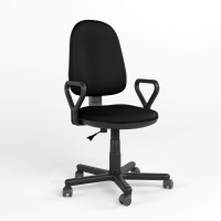 Крісло офісне поворотне Новий Стиль STANDART GTP (J) PM60 V-4 (Чорний) (NWS-132176)