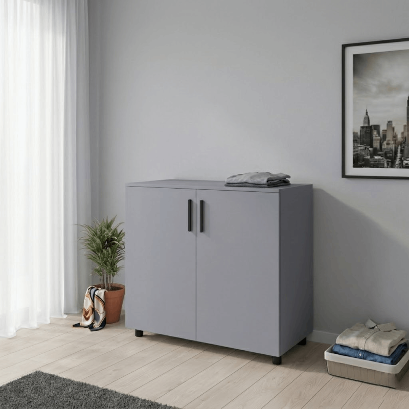 Комод Doros Торн Сірий 2 ДСП 90х51.6х80 (DRS-012090)