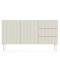 Комод з телескопічними напрямними Perfect Home Muti 2D3S/147 147x81,2x39,8 Кашемір (PFH-091396)