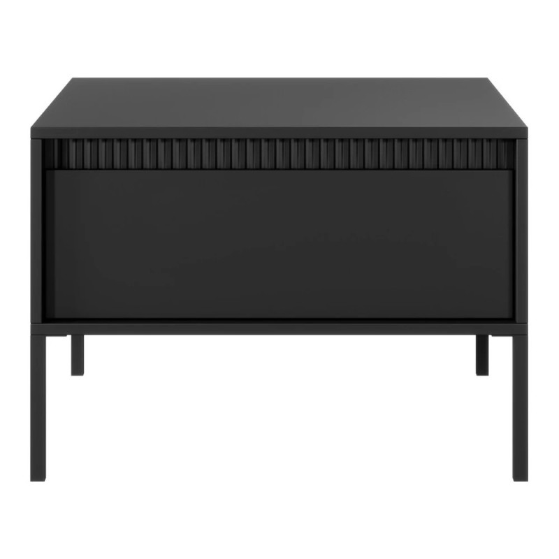 Журнальний стіл з телескопічними напрямними Perfect Home Senso 68 68х68х48,4 Чорний (PFH-091139)