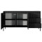 Комод з телескопічними напрямними Perfect Home Senso 2D3S/153 153,5x81,4x39,5 Чорний (PFH-091135)