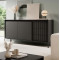Комод з телескопічними напрямними Perfect Home Senso 2D3S/153 153,5x81,4x39,5 Чорний (PFH-091135)