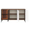 Комод з підсвіткою Perfect Home Vici K154 3D 154x80x39 Горіх/Кашемір (PFH-091276)