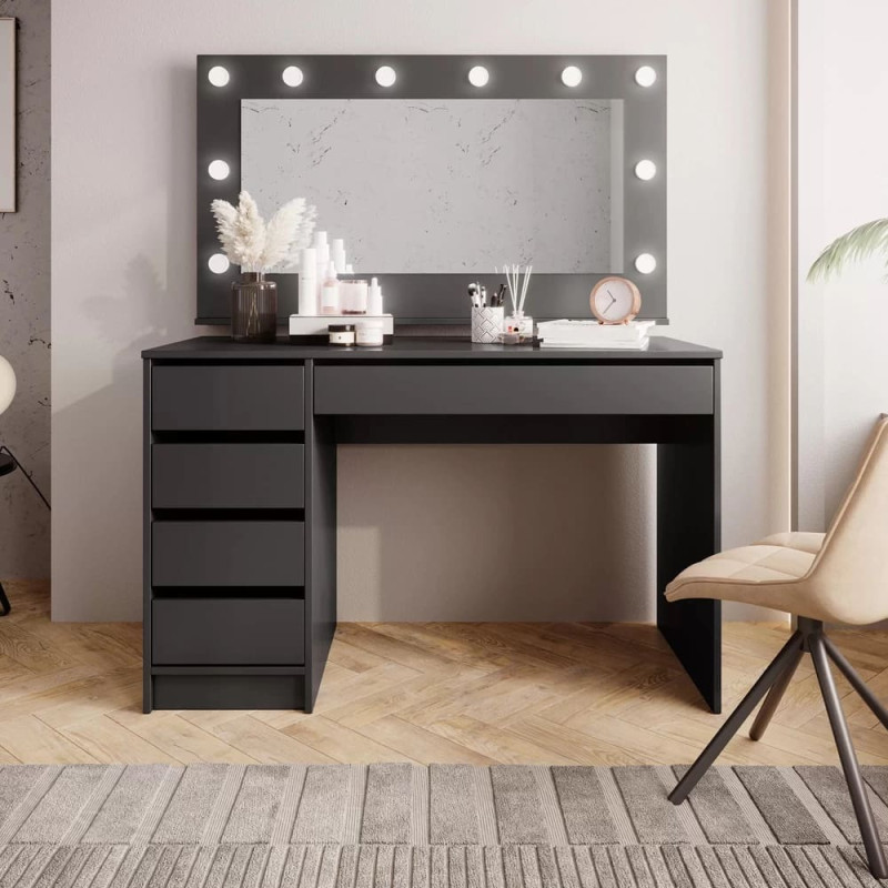 Комп'ютерний стіл Perfect Home Ada 5S/120 120x75x55 Антрацит (PFH-091308)