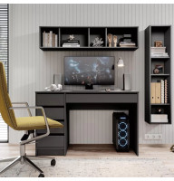 Комп'ютерний стіл Perfect Home Ada 5S/120 120x75x55 Антрацит (PFH-091308)