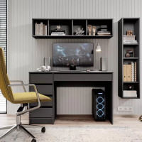 Комп'ютерний стіл Perfect Home Ada 5S/120 120x75x55 Антрацит (PFH-091308)
