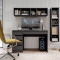 Комп'ютерний стіл Perfect Home Ada 5S/120 120x75x55 Антрацит (PFH-091308)