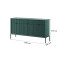 Комод Perfect Home Nova 3-дверний з 3 шухлядами і чорними ніжками KSZ154 154х83х39 см Лабрадор (PFH-091502)