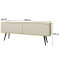 Тумба під телевізор Perfect Home Oro RTV135 2D 135х53х32 Бежевий (чорні ніжки) (PFH-091326)