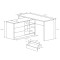Офісний стіл Perfect Home Teo 3S/138 138,2х76х50,4 Чорний (PFH-091166)