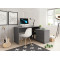 Офісний стіл Perfect Home Teo 3S/138 138,2х76х50,4 Чорний (PFH-091166)