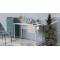 Письмовий стіл Ferrum-decor Дакота 75x120x70 білий ДСП Біле 16мм (FRD-102116)