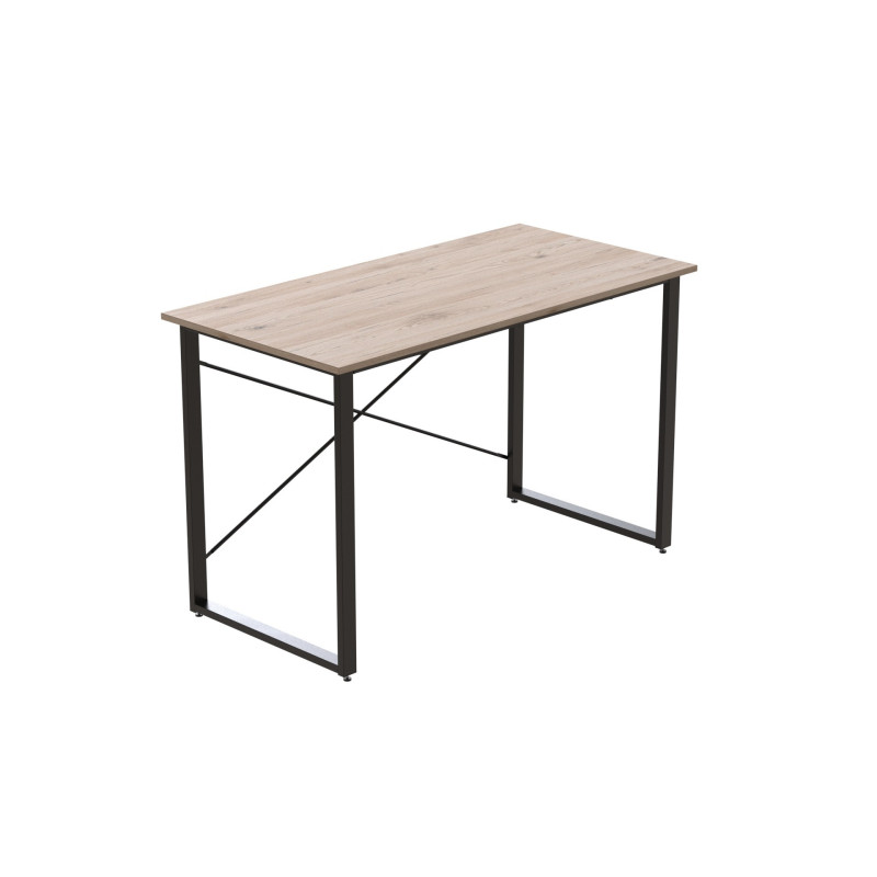 Комп'ютерний стіл Ferrum-decor Дейв 75x140x60 чорний ДСП Дуб Сан-Марино 16мм (FRD-101986)