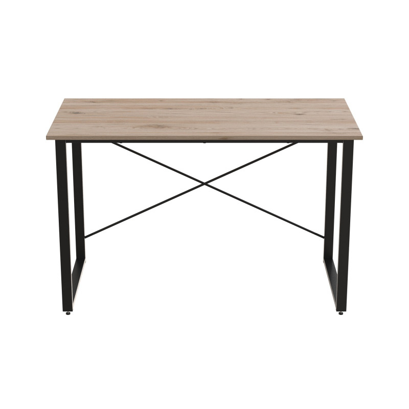 Комп'ютерний стіл Ferrum-decor Дейв 75x120x70 чорний ДСП Дуб Сан-Марино 16мм (FRD-102006)
