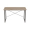 Комп'ютерний стіл Ferrum-decor Дейв 75x120x60 сірий ДСП Дуб Сан-Марино 32мм (FRD-102376)