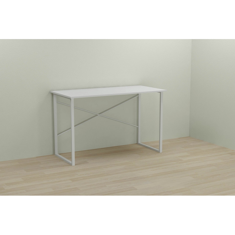 Письмовий стіл Ferrum-decor Дейв 75x100x60 білий ДСП Біле 16мм (FRD-102136)