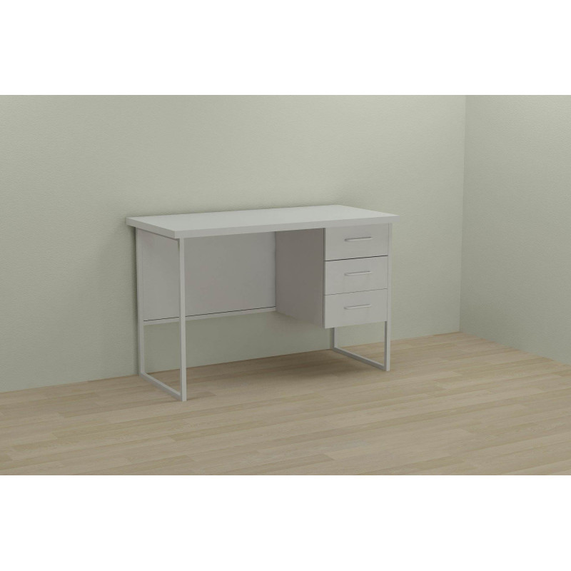 Письменный стол Ferrum-decor Гарри 76x120x70 белый ДСП Белое 32мм (FRD-101006)