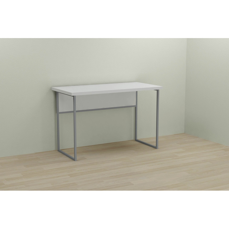 Письменный стол Ferrum-decor Коди 76x100x60 серый ДСП Белое 32мм (FRD-101656)