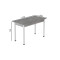 Стол кухонный Ferrum-decor Бенита 75x120x60 Белый ДСП Бетон 16мм (FRD-105564)