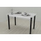 Стол кухонный Ferrum-decor Марио 75x120x60 Черный ДСП Белое 16мм (FRD-106194)