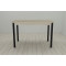 Стол кухонный Ferrum-decor Марио 75x120x60 Черный ДСП Сонома 16мм (FRD-106324)