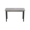 Стол кухонный Ferrum-decor Марио 75x120x60 Черный ДСП Бетон 16мм (FRD-105584)