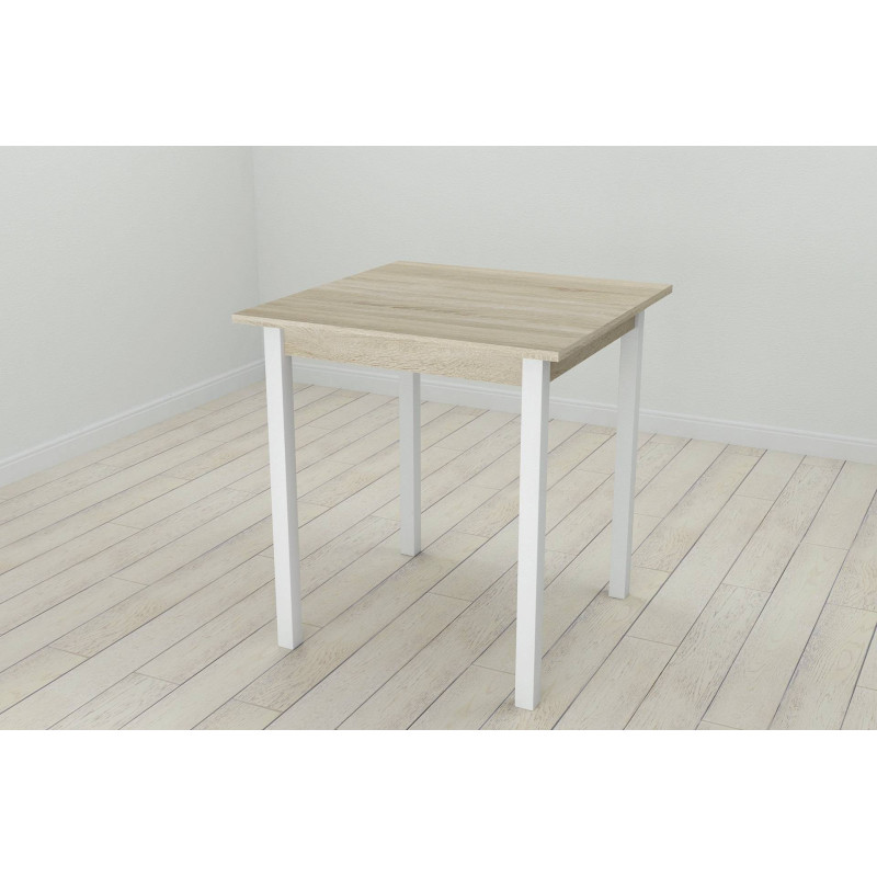 Стол кухонный Ferrum-decor Диего 75x70x70 Белый ДСП Сонома 16мм (FRD-106294)